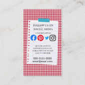 子供英国の家庭教師学試験 名刺 (裏面)