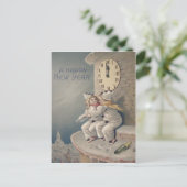 子供衣装クロックタワー真夜中 ポストカード (スタンド正面)