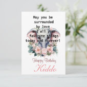 子供誕生日フラットカード カード (スタンド正面)