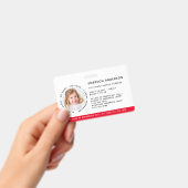 子供識別アレルギー警告緊急ID バッジ (手持ち)