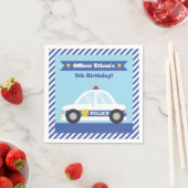 子供警察誕生日パーティー用品 スタンダードカクテルナプキン (インサイチュ)