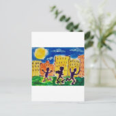 子供踊りバイピリエロ ポストカード (スタンド正面)