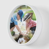 子供遊のカスタムフォトウォール時計 壁時計 (傾斜)