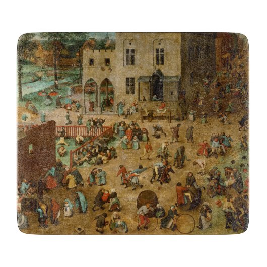 子供遊のゲーム(Pieter Bruegel the Elder) カッティングボード (正面)