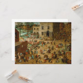 子供遊のゲーム(Pieter Bruegel the Elder) カード (正面/裏面インサイチュ)