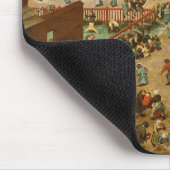 子供遊のゲーム(Pieter Bruegel the Elder) マウスパッド (コーナー)