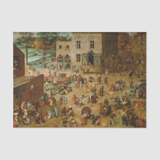 子供遊のゲーム(Pieter Bruegel the Elder) 薄葉紙 (正面)