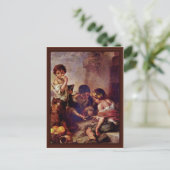 子供遊のサイコロ ポストカード (スタンド正面)