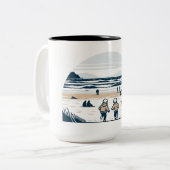 子供遊の – ビーチマグ ツートーンマグカップ (正面左)