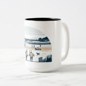 子供遊の – ビーチマグ ツートーンマグカップ (正面右)