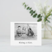 子供遊達のビーチ ポストカード (スタンド正面)