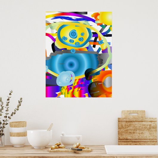 子供遊 ポスター (キッチン)