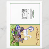 子供部屋おめでとうございます新生児カードプリント (正面)