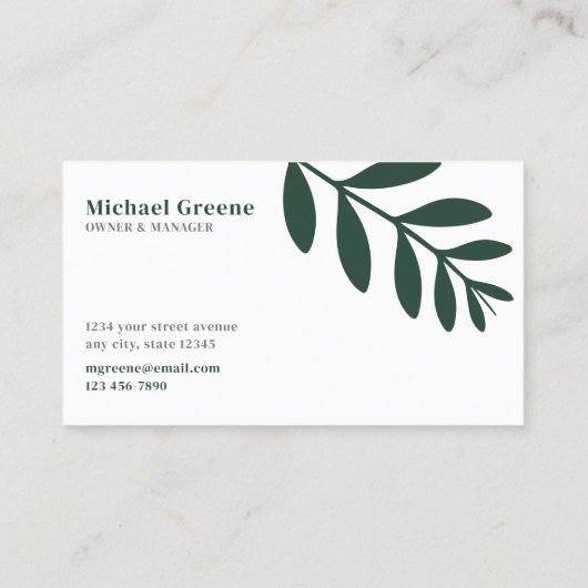 子供部屋とガーデン 名刺 (裏面)