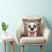 子供部屋にぴったりなかわいい幸せな子犬の顔 クッション (椅子)