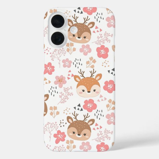 子供部屋にぴったりなファンタジックなフォークアートのハリネズミ Case-Mate iPhoneケース (裏面)