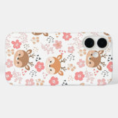 子供部屋にぴったりなファンタジックなフォークアートのハリネズミ Case-Mate iPhoneケース (裏面 (横))