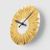 「子供部屋のための魅力的な壁アートと装飾：クロック」 ラウンド壁時計 (傾斜)