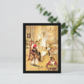 子供部屋のクリスマス シーズンポストカード (スタンド正面)