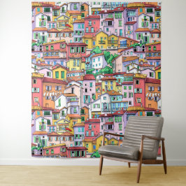 子供部屋の保育園のためのモダンな水彩の背景 タペストリー