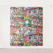 子供部屋の保育園のためのモダンな水彩の背景 タペストリー (正面)