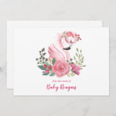 子供部屋の白鳥のモノグラムのベビーシャワーは感謝していしています サンキューカード (正面/裏面)