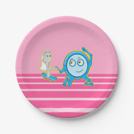 子供部屋はスプーン走で遠くに皿を韻を踏む ペーパープレート