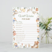 子供部屋は赤ちゃんシャワーカードの願い (スタンド正面)