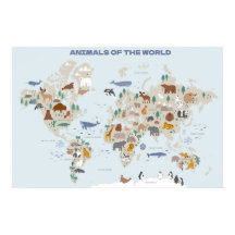 子供部屋やキッズルームの世界地図