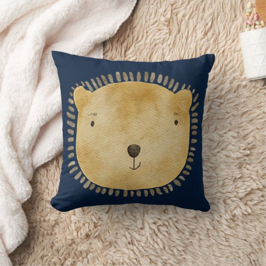 子供部屋やベビー部屋にぴったりなクマのぬいぐるみ枕 クッション (ブランケット)