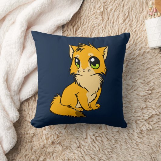 子供部屋やベビー部屋にぴったりな猫のクッション クッション (ブランケット)