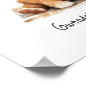 子供部屋アートポスターパピーとギター ポスター (角)