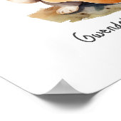 子供部屋アートポスターパピーとギター ポスター (角)