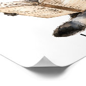 子供部屋アートポスターラクーン読ズ ポスター (角)