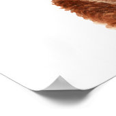 子供部屋アートレッドハイランドカウカーフ ポスター (角)