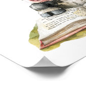 子供部屋アート読ポスターカウズ眼鏡 ポスター (角)