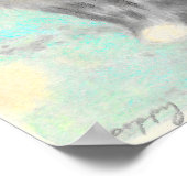 子供部屋ウォールアート、バニーオリジナルアート ポスター (角)