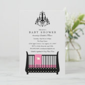 子供部屋エレガント-背景色の選択 招待状 (スタンド正面)