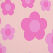 子供部屋ガーリーピンクの花のパターン名 壁紙 (縫い目)