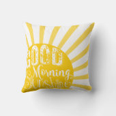 子供部屋グッドモーニングサンシャインピロー生まれたばかりのデコール クッション (裏面)