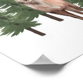 子供部屋デコールウッドランドアニマルウォールアートデコール ポスター (角)