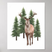 子供部屋デコールウッドランドアニマルウォールアートデコール ポスター (正面)