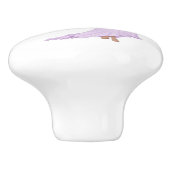 子供部屋デコールプリンセスパープルガーリー セラミックノブ (側面)