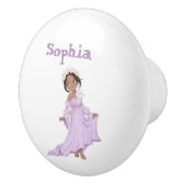 子供部屋デコールプリンセスパープルガーリー セラミックノブ (右)