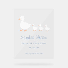 子供部屋デコール赤ちゃんシャワーまたはアナウンスの標識 アクリルサイン