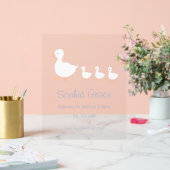 子供部屋デコール赤ちゃんシャワーまたはアナウンスの標識 アクリルサイン (ウェディング)