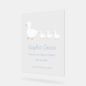 子供部屋デコール赤ちゃんシャワーまたはアナウンスの標識 アクリルサイン (傾斜)