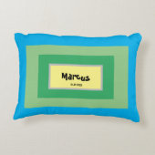 子供部屋パーソナライズされたアクセント枕 アクセントクッション (裏面)