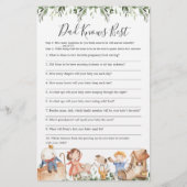 子供部屋ベビーシャワーパパがゲームを最高の知っている (正面)