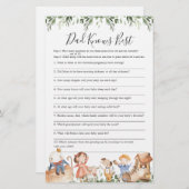 子供部屋ベビーシャワーパパがゲームを最高の知っている (正面/裏面)